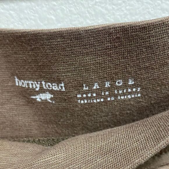 Horny Toad Toad&Co‎ Brown Oblique Skirt Size Large Organic Cotton TENCEL Blend - Picture 2 of 11